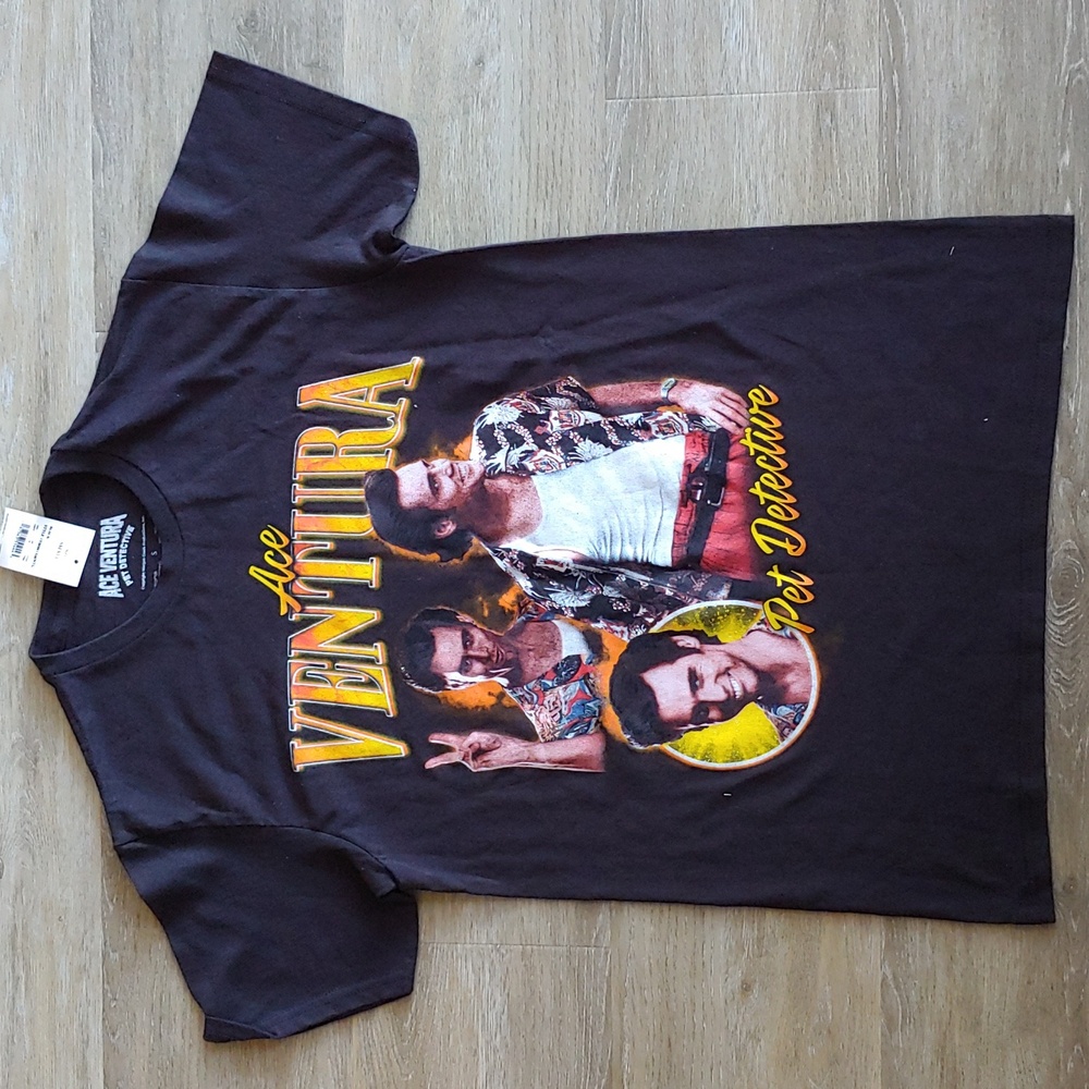 Ace Ventura Black Graphic Tee